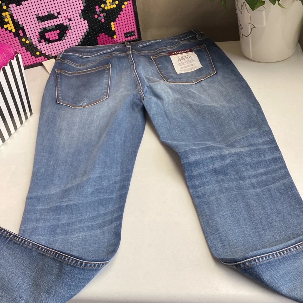 Nwt Vigoss Jagger Super Skinny Distress Jeans, 33x28 - Picture 13 of 15